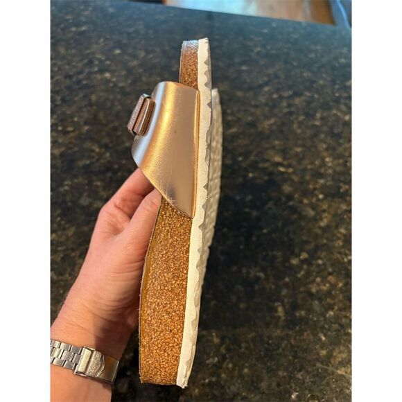 Birkenstock Madrid Women's Sandals Rose Gold Size 6 EU 37 Slip-On Casual - Picture 8 of 12